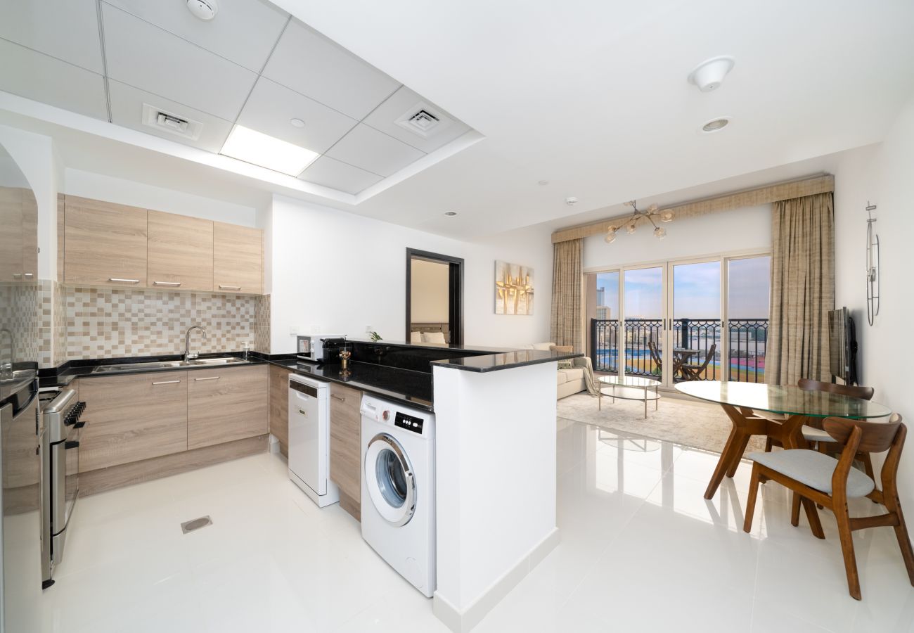 Apartment in Dubai - Canal Residence West Spanish | 1 Bedroom