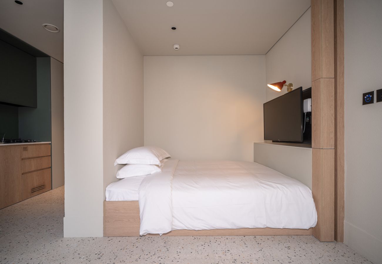 Studio in Dubai - Upside Living | Studio with view of Burj Khalifa