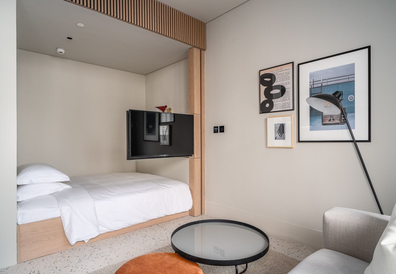 Studio in Dubai - Upside Living | Studio with view of Burj Khalifa