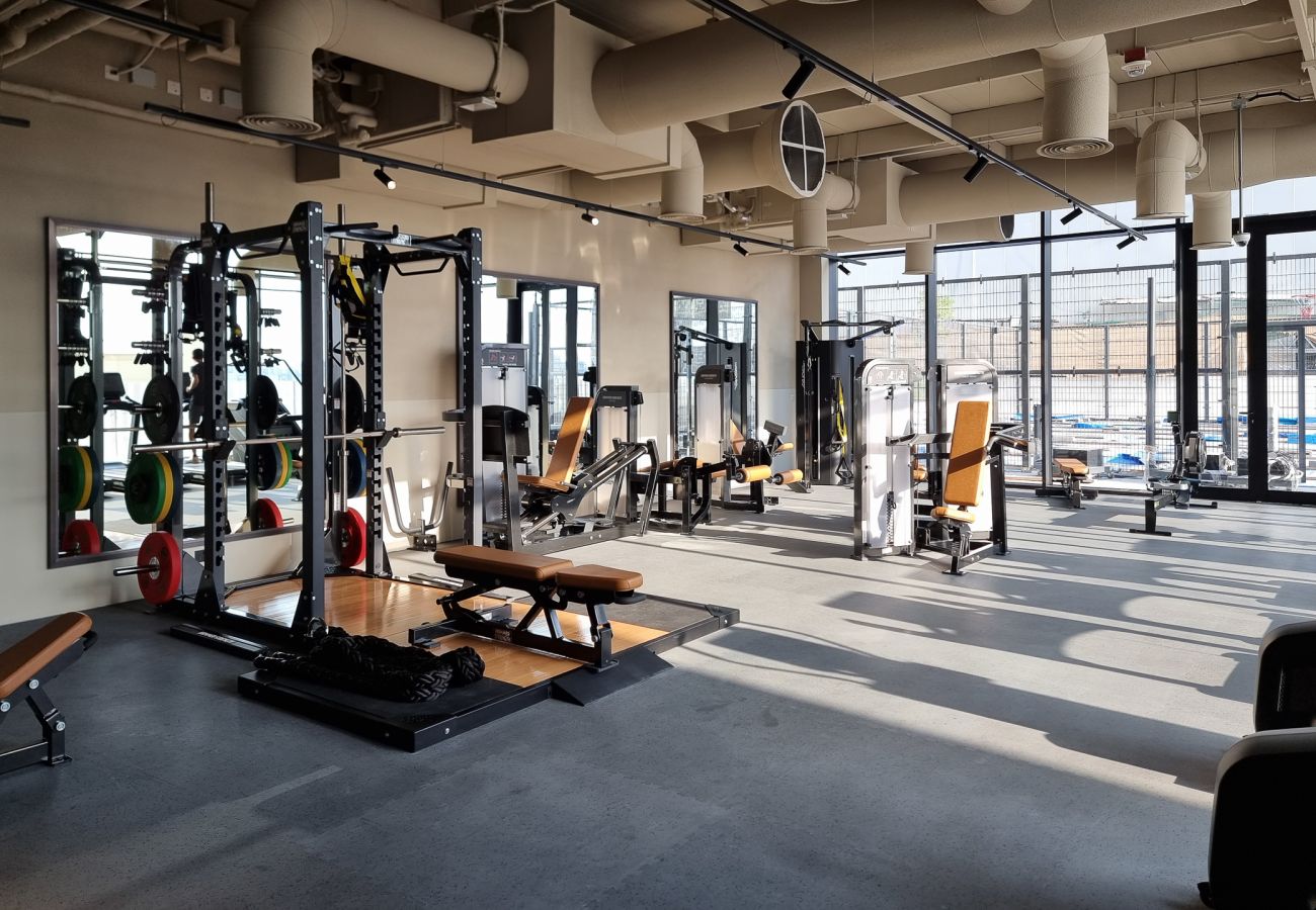 Studio in Dubai - Upside Living | Studio with view of Burj Khalifa